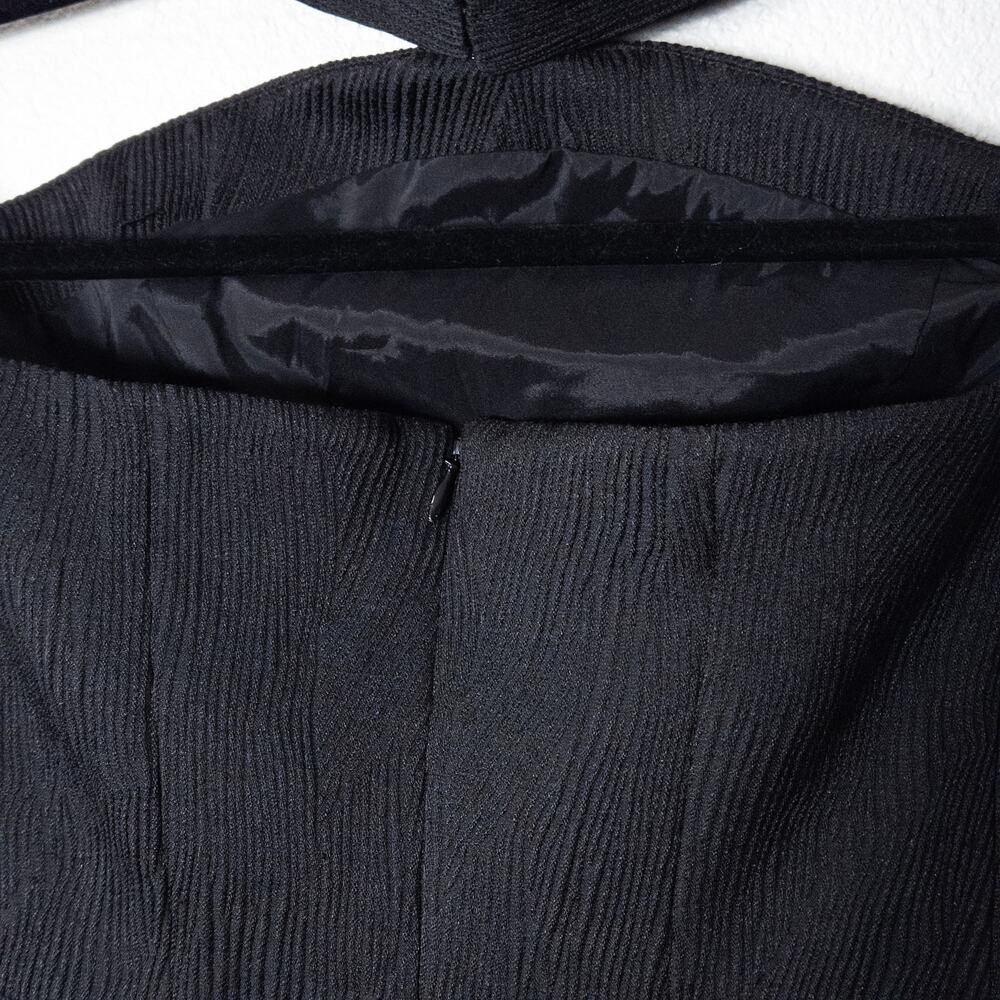 Rachel Zoe Cocktail Dress Sleeveless Black Size 2 Sleek Glam Party NWT - Picture 7 of 8